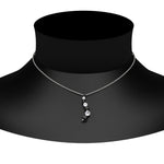 Load image into Gallery viewer, graduated-diamond-pendant-with-black-diamond-in-FDPD1704ROGBLACK-1.00CT-NL-WG