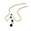 Load image into Gallery viewer, graduated-diamond-pendant-with-black-diamond-in-FDPD1704ROGBLACK-1.00CT-NL-YG