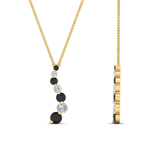 graduated-diamond-pendant-with-black-diamond-in-FDPD1704ROGBLACK-1.00CT-NL-YG