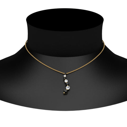 graduated-diamond-pendant-with-black-diamond-in-FDPD1704ROGBLACK-1.00CT-NL-YG