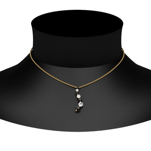 graduated-diamond-pendant-with-black-diamond-in-FDPD1704ROGBLACK-1.00CT-NL-YG