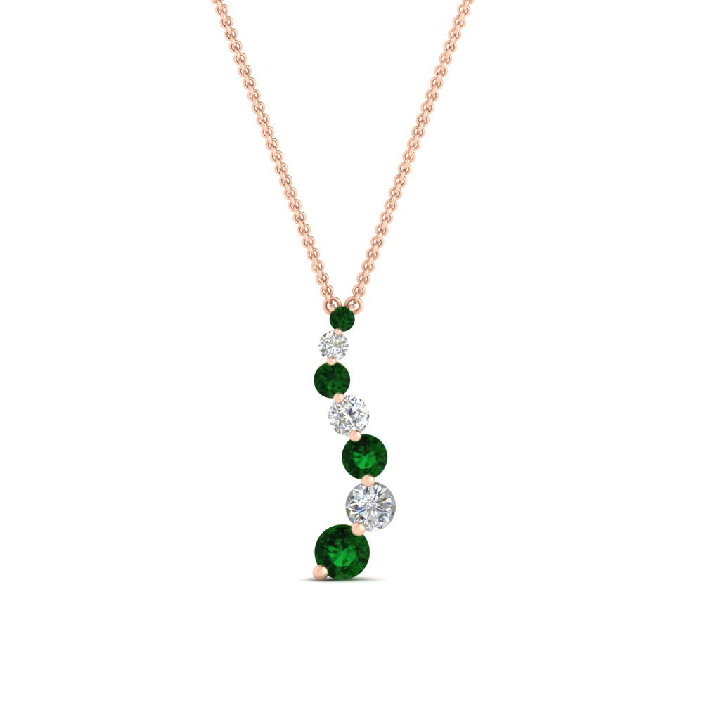 graduated-diamond-pendant-with-emerald-in-FDPD1704ROGEMGR-1.00CT-NL-RG