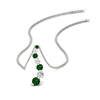 Load image into Gallery viewer, graduated-diamond-pendant-with-emerald-in-FDPD1704ROGEMGR-1.00CT-NL-WG