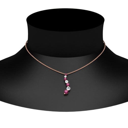 graduated-diamond-pendant-with-pink-sapphire-in-FDPD1704ROGSADRPI-1.00CT-NL-RG