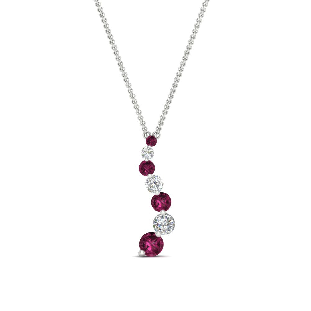 graduated-diamond-pendant-with-pink-sapphire-in-FDPD1704ROGSADRPI-1.00CT-NL-WG