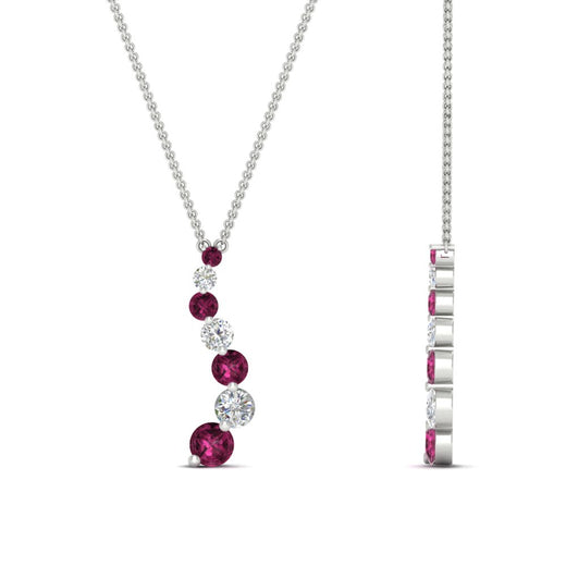 graduated-diamond-pendant-with-pink-sapphire-in-FDPD1704ROGSADRPI-1.00CT-NL-WG