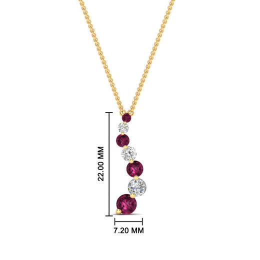 graduated-diamond-pendant-with-pink-sapphire-in-FDPD1704ROGSADRPI-1.00CT-NL-YG