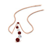 Load image into Gallery viewer, graduated-diamond-pendant-with-ruby-in-FDPD1704ROGRUDR-1.00CT-NL-RG