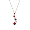 Load image into Gallery viewer, graduated-diamond-pendant-with-ruby-in-FDPD1704ROGRUDR-1.00CT-NL-WG