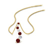Load image into Gallery viewer, graduated-diamond-pendant-with-ruby-in-FDPD1704ROGRUDR-1.00CT-NL-YG