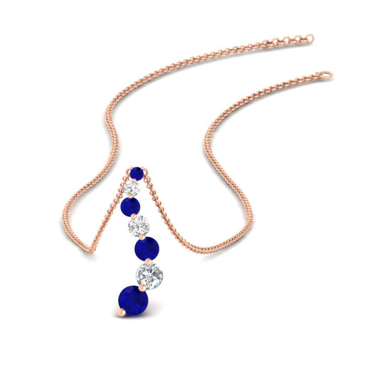 graduated-diamond-pendant-with-sapphire-in-FDPD1704ROGSABL-1.00CT-NL-RG