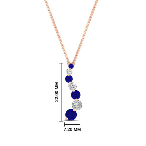 graduated-diamond-pendant-with-sapphire-in-FDPD1704ROGSABL-1.00CT-NL-RG