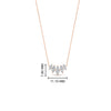 Load image into Gallery viewer, graduated-marquise-diamond-gold-necklace-in-rose-gold-FD-NK11130-0.50CT-NL-RG