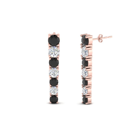 graduated-round-black-diamond-earring-in-rose-gold-FDEAR10420GBLACK-NL-RG