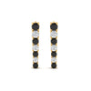 Load image into Gallery viewer, graduated-round-black-diamond-earring-in-yellow-gold-FDEAR10420GBLACKANGLE1-NL-YG