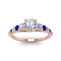 Thumbnail 15 - graduated-round-cut-diamond-engagement-ring-with-blue-sapphire-in-FDENR9450RORGSABL-NL-RG