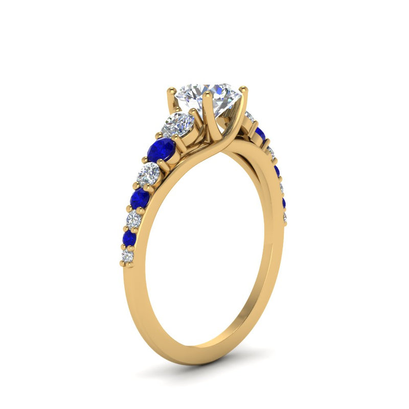 graduated-round-cut-diamond-engagement-ring-with-blue-sapphire-in-FDENR9450RORGSABL-NL-YG