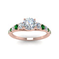 Thumbnail 39 - graduated-round-cut-diamond-engagement-ring-with-emerald-in-FDENR9450RORGEMGR-NL-RG