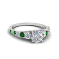Thumbnail 42 - graduated-round-cut-diamond-engagement-ring-with-emerald-in-FDENR9450RORGEMGR-NL-WG