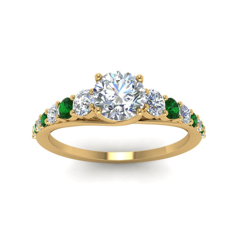 graduated-round-cut-diamond-engagement-ring-with-emerald-in-FDENR9450RORGEMGR-NL-YG