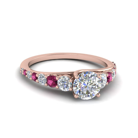 graduated-round-cut-diamond-engagement-ring-with-pink-sapphire-in-FDENR9450RORGSADRPI-NL-RG