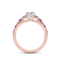 Thumbnail 29 - graduated-round-cut-diamond-engagement-ring-with-pink-sapphire-in-FDENR9450RORGSADRPI-NL-RG
