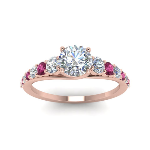 graduated-round-cut-diamond-engagement-ring-with-pink-sapphire-in-FDENR9450RORGSADRPI-NL-RG