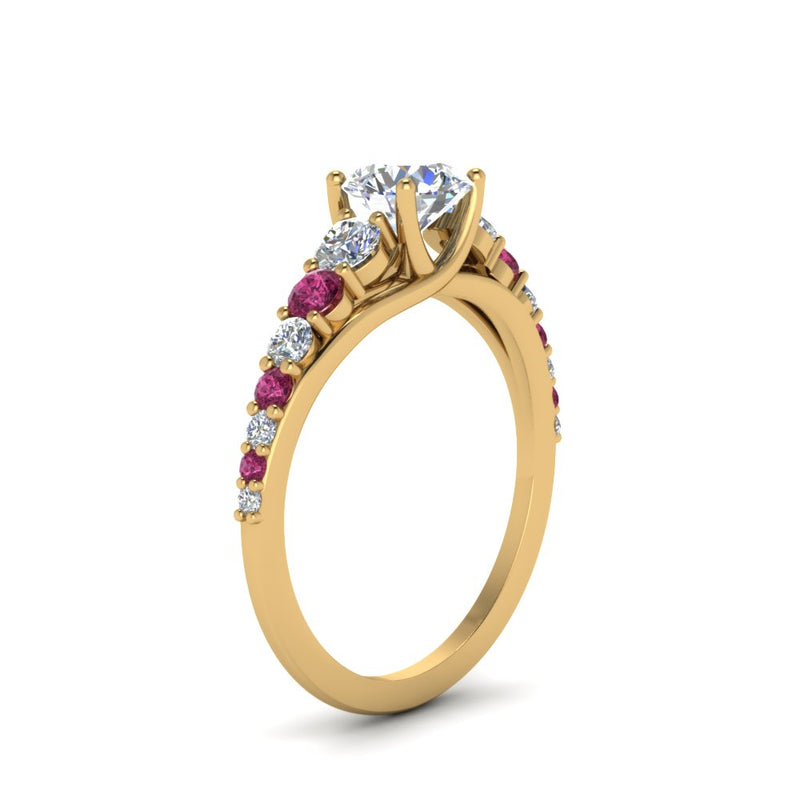graduated-round-cut-diamond-engagement-ring-with-pink-sapphire-in-FDENR9450RORGSADRPI-NL-YG