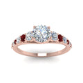 Thumbnail 51 - graduated-round-cut-diamond-engagement-ring-with-ruby-in-FDENR9450RORGRUDR-NL-RG