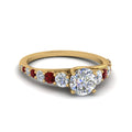 Thumbnail 58 - graduated-round-cut-diamond-engagement-ring-with-ruby-in-FDENR9450RORGRUDR-NL-YG