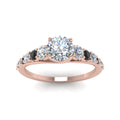 Thumbnail 63 - graduated-round-cut-engagement-ring-with-black-diamond-in-FDENR9450RORGBLACK-NL-RG