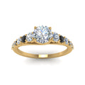 Thumbnail 71 - graduated-round-cut-engagement-ring-with-black-diamond-in-FDENR9450RORGBLACK-NL-YG