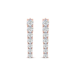 Graduated Round Drop Earring
