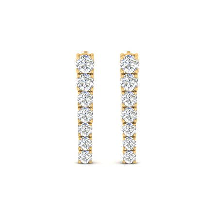 Graduated Round Drop Earring
