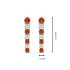 Load image into Gallery viewer, graduated-round-orange-sapphire-earring-in-rose-gold-FDEAR10420GSAORANGLE1-NL-RG-HW