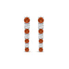 Load image into Gallery viewer, graduated-round-orange-sapphire-earring-in-white-gold-FDEAR10420GSAORANGLE1-NL-WG