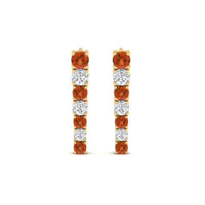 Graduated Round Drop Earring