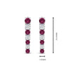 Load image into Gallery viewer, graduated-round-pink-sapphire-earring-in-white-gold-FDEAR10420GSADRPIANGLE1-NL-WG-HW