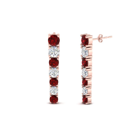 graduated-round-ruby-earring-in-rose-gold-FDEAR10420GRUDR-NL-RG