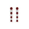 Load image into Gallery viewer, graduated-round-ruby-earring-in-rose-gold-FDEAR10420GRUDRANGLE1-NL-RG