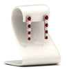 Load image into Gallery viewer, graduated-round-ruby-earring-in-rose-gold-FDEAR10420GRUDRSTAND-NL-RG