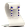 Load image into Gallery viewer, graduated-round-sapphire-earring-in-rose-gold-FDEAR10420GSABLSTAND-NL-RG