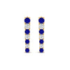 Load image into Gallery viewer, graduated-round-sapphire-earring-in-yellow-gold-FDEAR10420GSABLANGLE1-NL-YG