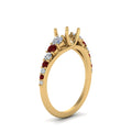 Thumbnail 75 - graduated-semi-mount-diamond-engagement-ring-with-ruby-in-FDENR9450SMRGRUDR-NL-YG