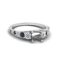 Thumbnail 85 - graduated-semi-mount-engagement-ring-with-black-diamond-in-FDENR9450SMRGBLACK-NL-WG