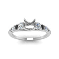 Thumbnail 86 - graduated-semi-mount-engagement-ring-with-black-diamond-in-FDENR9450SMRGBLACK-NL-WG