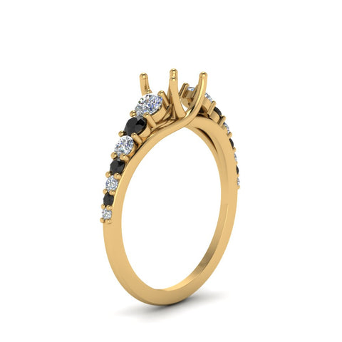 graduated-semi-mount-engagement-ring-with-black-diamond-in-FDENR9450SMRGBLACK-NL-YG