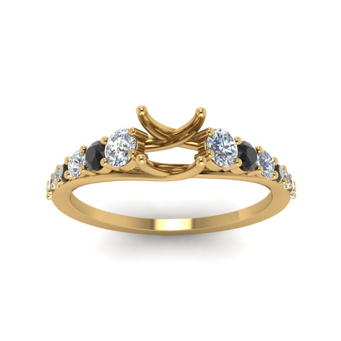graduated-semi-mount-engagement-ring-with-black-diamond-in-FDENR9450SMRGBLACK-NL-YG