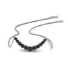Load image into Gallery viewer, graduated-smile-necklace-with-black-diamond-in-FDPD9195GBLACK-NL-WG-GS