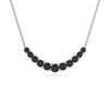 Load image into Gallery viewer, graduated-smile-necklace-with-black-diamond-in-FDPD9195GBLACK-NL-WG-GS